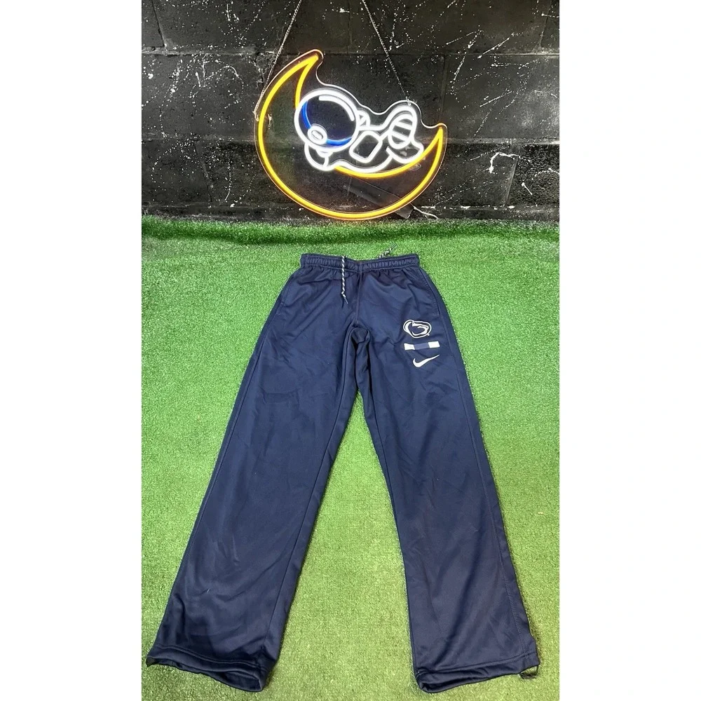 Nike‎ Dri-FIT Athletic Blue Joggers Penn State Nittany Lions Sweatpants Mens SM